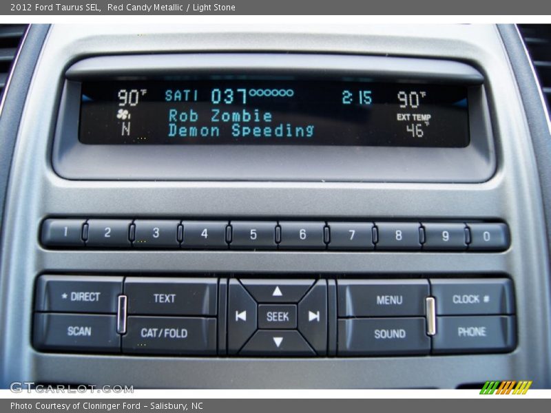 Audio System of 2012 Taurus SEL