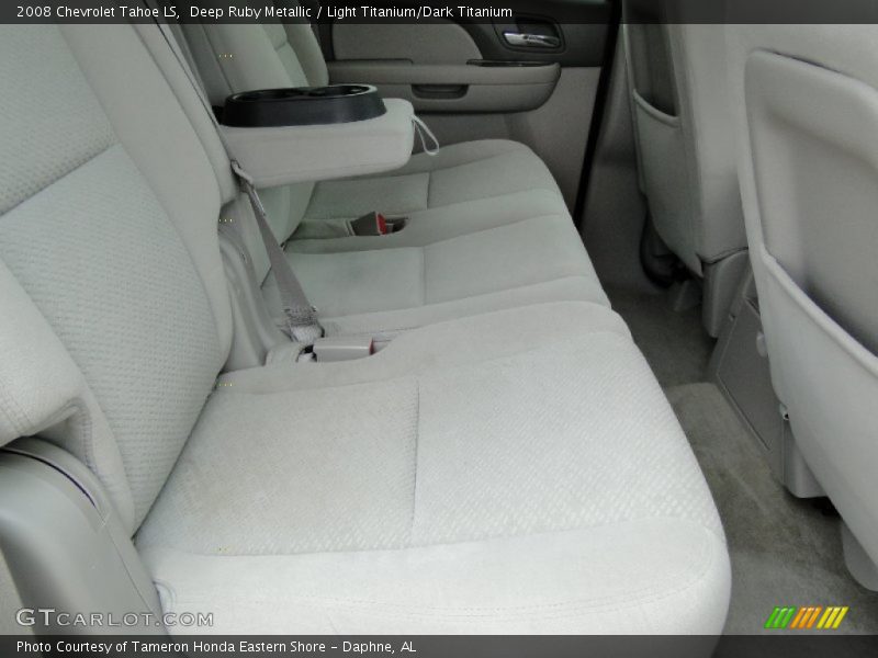 Deep Ruby Metallic / Light Titanium/Dark Titanium 2008 Chevrolet Tahoe LS