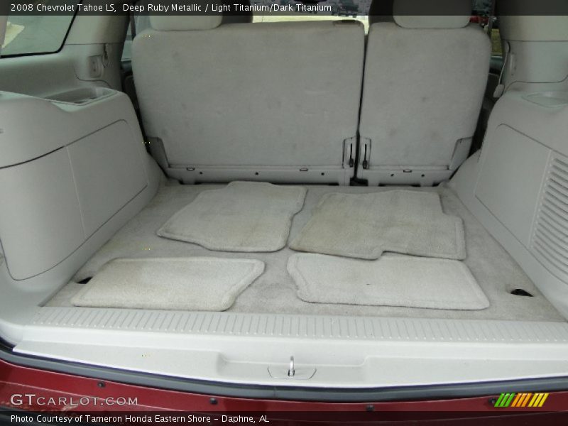 Deep Ruby Metallic / Light Titanium/Dark Titanium 2008 Chevrolet Tahoe LS
