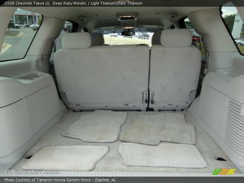 Deep Ruby Metallic / Light Titanium/Dark Titanium 2008 Chevrolet Tahoe LS