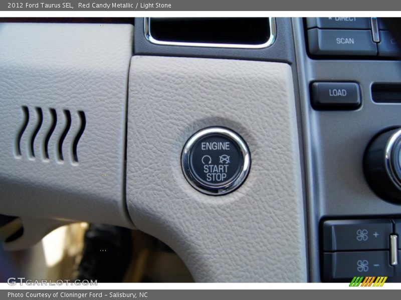 Red Candy Metallic / Light Stone 2012 Ford Taurus SEL