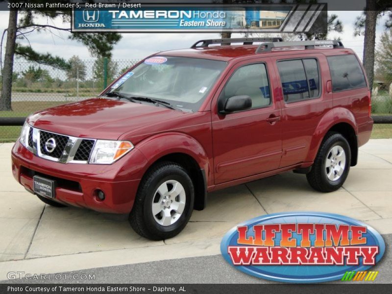 Red Brawn / Desert 2007 Nissan Pathfinder S