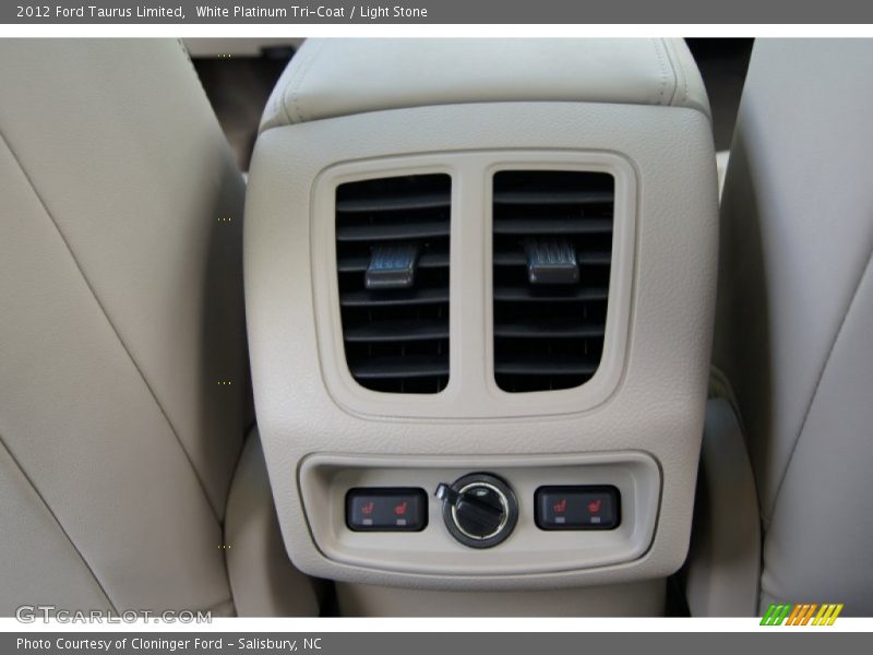 White Platinum Tri-Coat / Light Stone 2012 Ford Taurus Limited