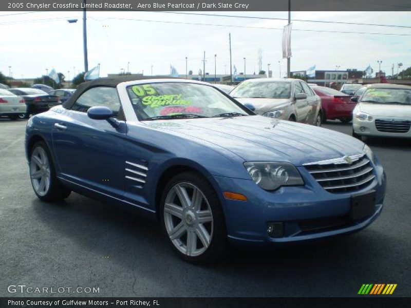 Aero Blue Pearlcoat / Dark Slate Grey 2005 Chrysler Crossfire Limited Roadster