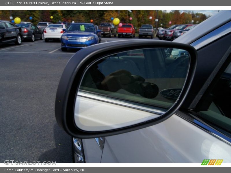 White Platinum Tri-Coat / Light Stone 2012 Ford Taurus Limited