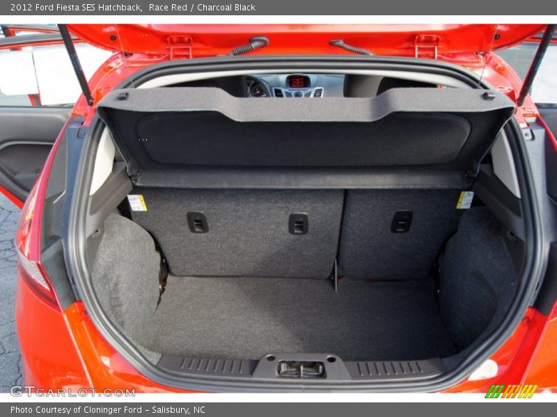  2012 Fiesta SES Hatchback Trunk