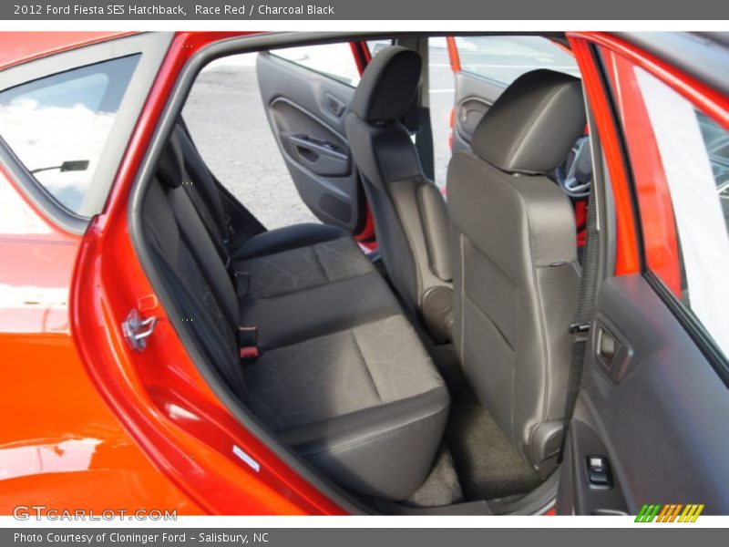 Race Red / Charcoal Black 2012 Ford Fiesta SES Hatchback