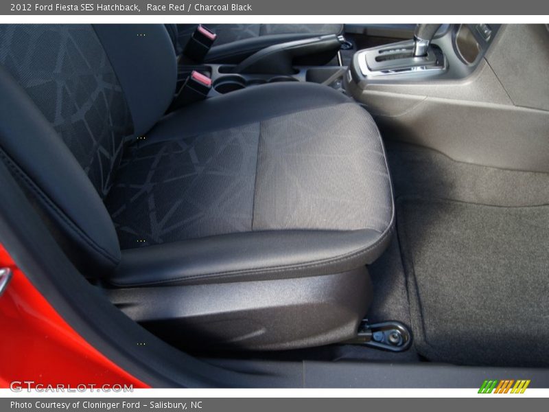 Race Red / Charcoal Black 2012 Ford Fiesta SES Hatchback