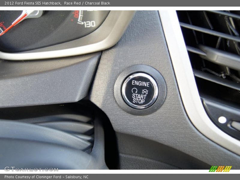 Race Red / Charcoal Black 2012 Ford Fiesta SES Hatchback