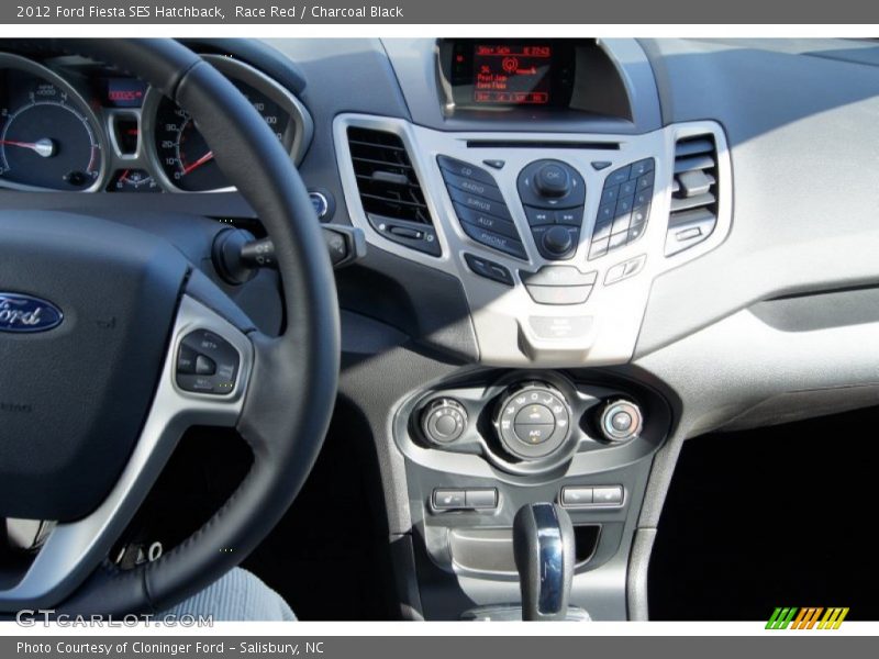 Race Red / Charcoal Black 2012 Ford Fiesta SES Hatchback