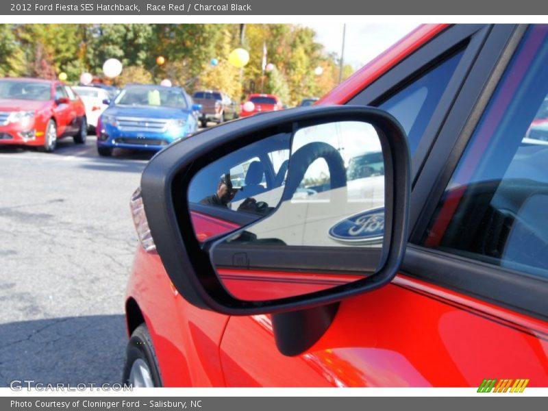 Race Red / Charcoal Black 2012 Ford Fiesta SES Hatchback