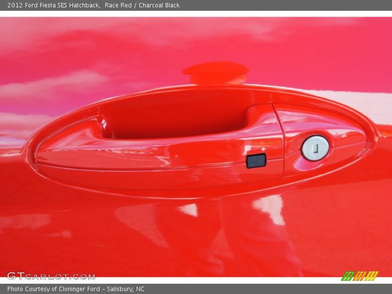 Race Red / Charcoal Black 2012 Ford Fiesta SES Hatchback