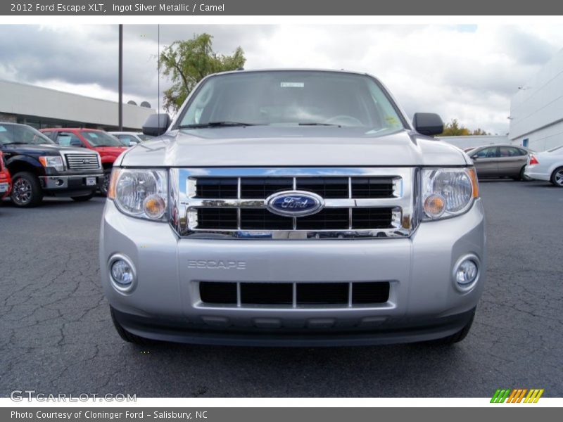 Ingot Silver Metallic / Camel 2012 Ford Escape XLT