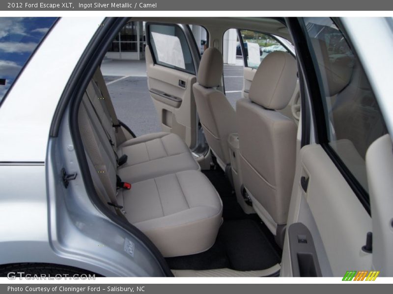 Ingot Silver Metallic / Camel 2012 Ford Escape XLT