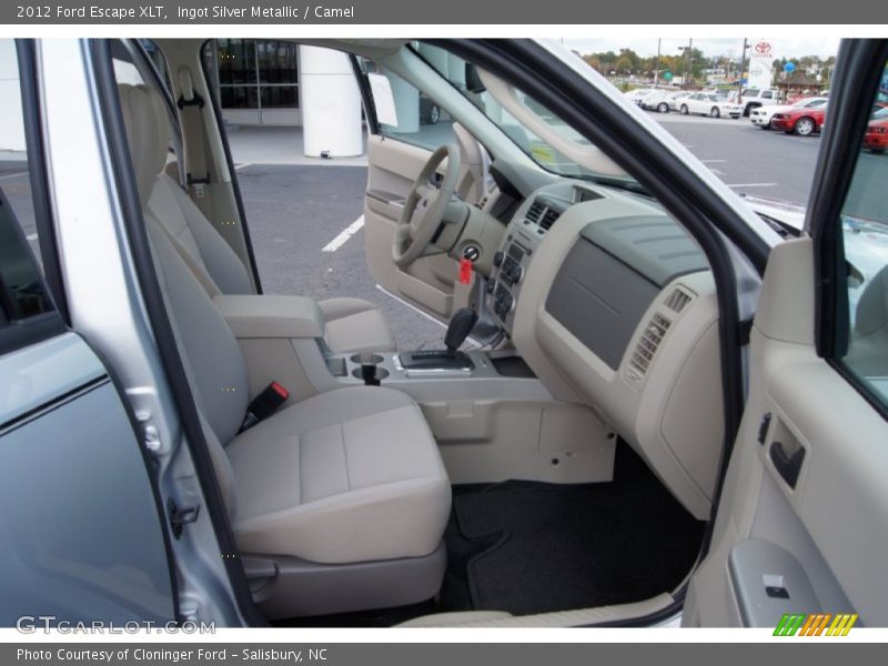 Ingot Silver Metallic / Camel 2012 Ford Escape XLT