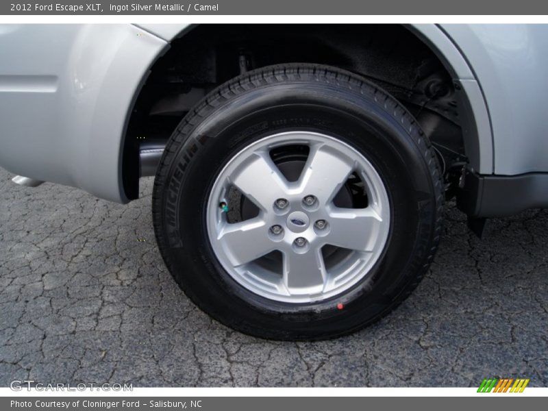 Ingot Silver Metallic / Camel 2012 Ford Escape XLT