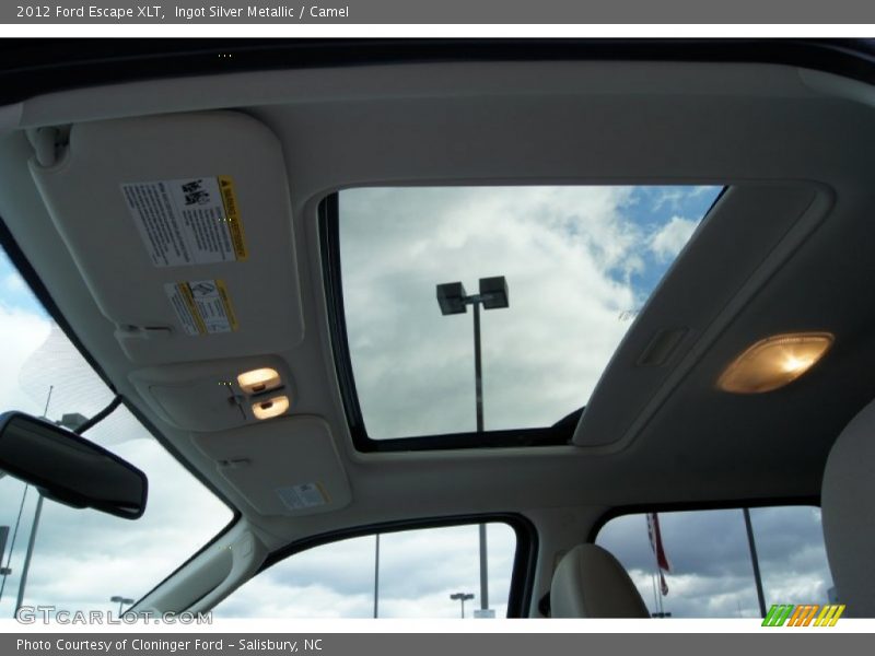 Ingot Silver Metallic / Camel 2012 Ford Escape XLT