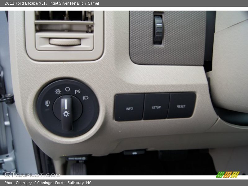 Ingot Silver Metallic / Camel 2012 Ford Escape XLT