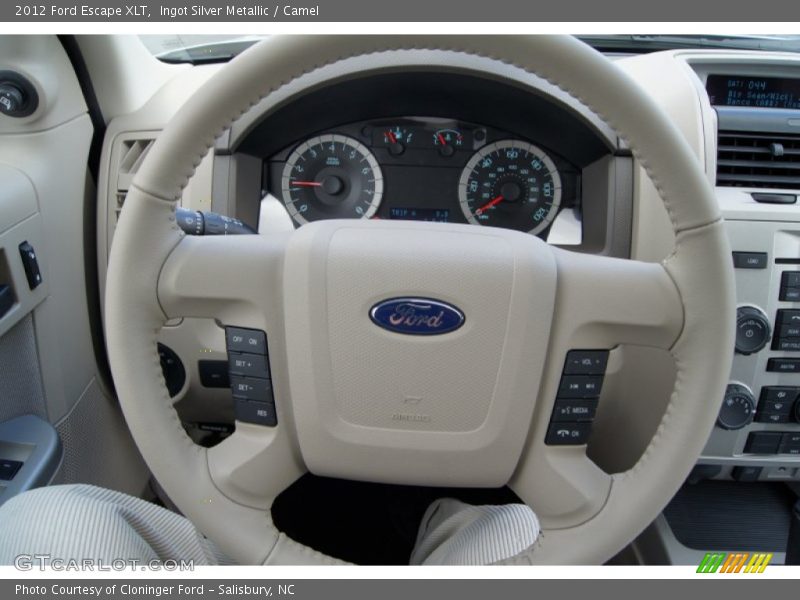 Ingot Silver Metallic / Camel 2012 Ford Escape XLT