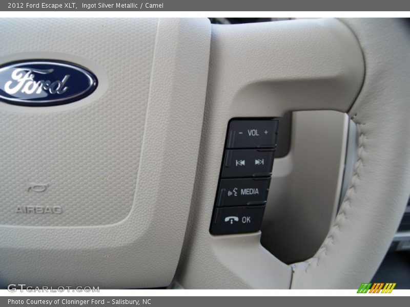Ingot Silver Metallic / Camel 2012 Ford Escape XLT