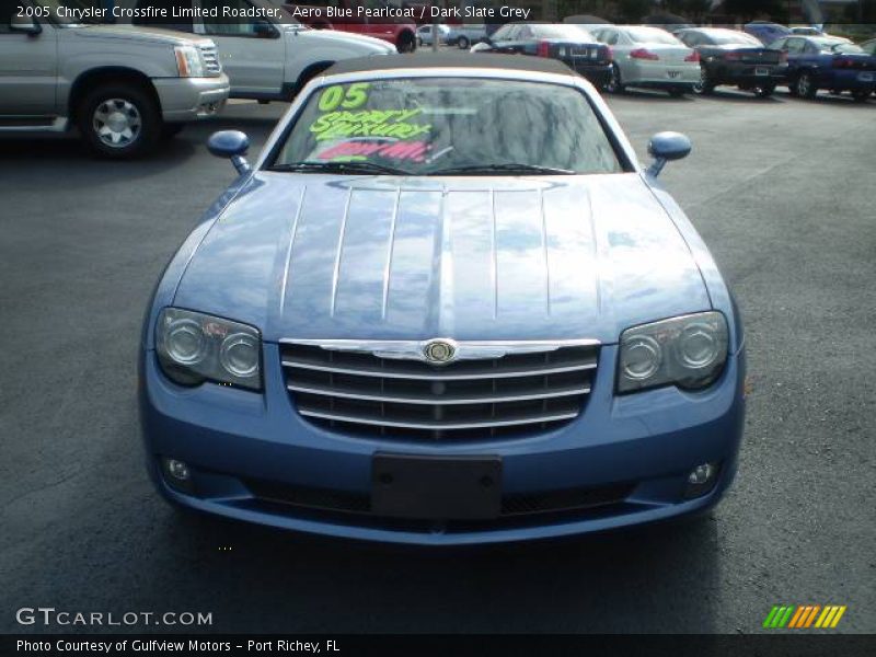 Aero Blue Pearlcoat / Dark Slate Grey 2005 Chrysler Crossfire Limited Roadster