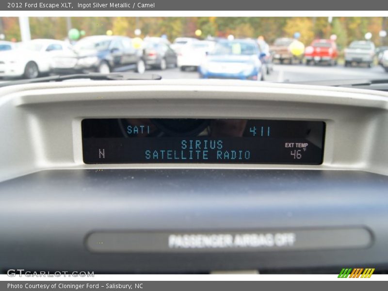 Ingot Silver Metallic / Camel 2012 Ford Escape XLT