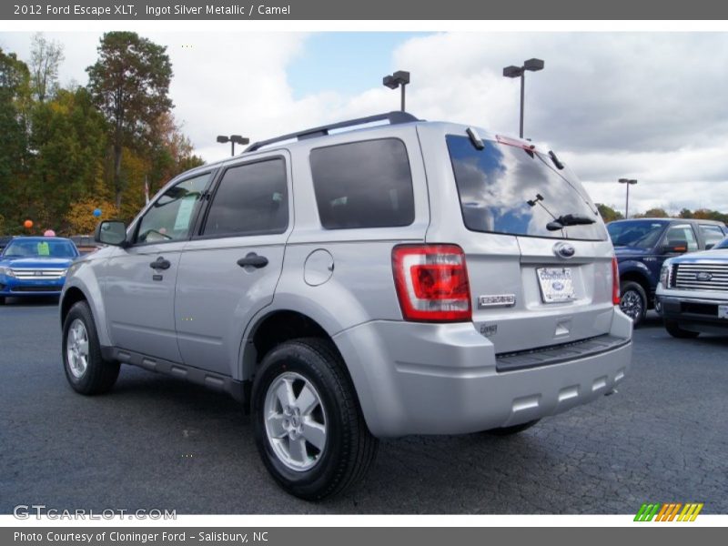 Ingot Silver Metallic / Camel 2012 Ford Escape XLT