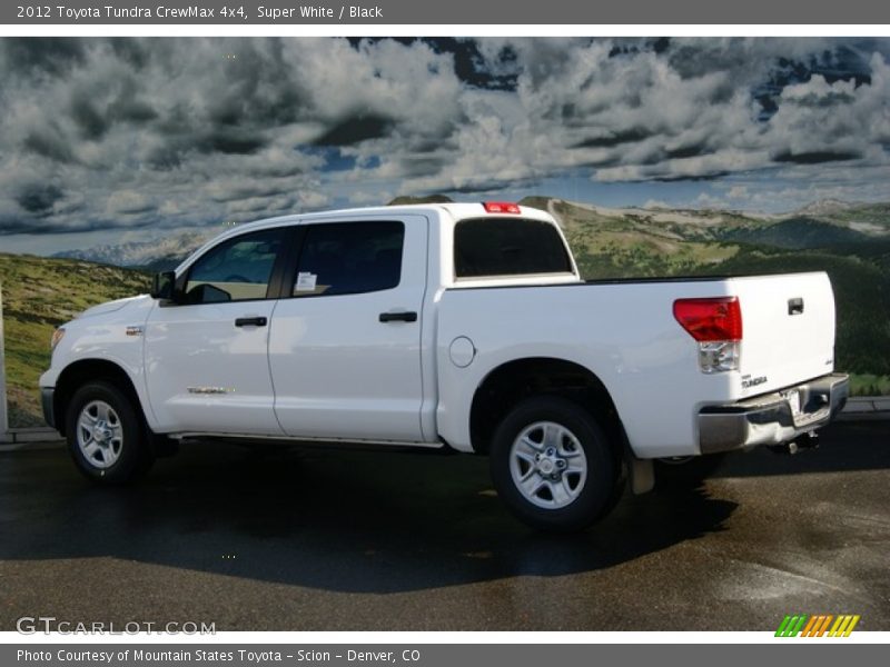 Super White / Black 2012 Toyota Tundra CrewMax 4x4