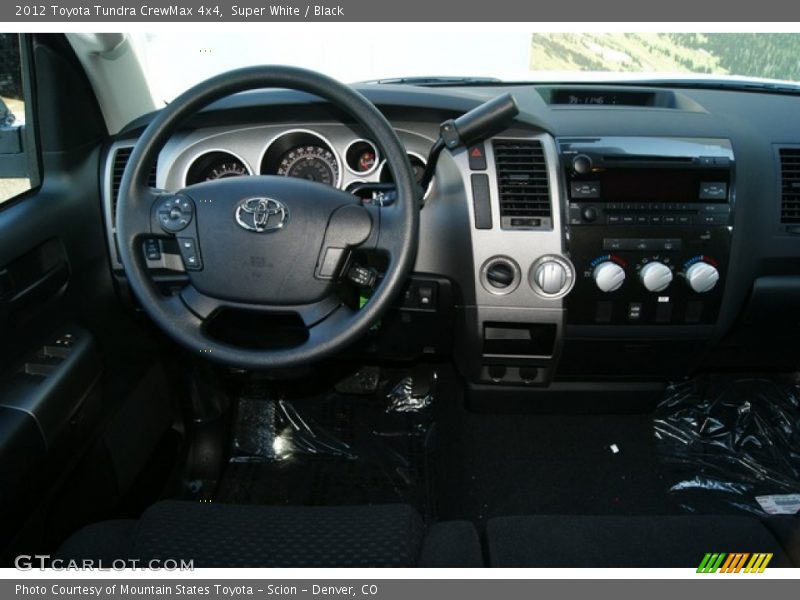 Super White / Black 2012 Toyota Tundra CrewMax 4x4