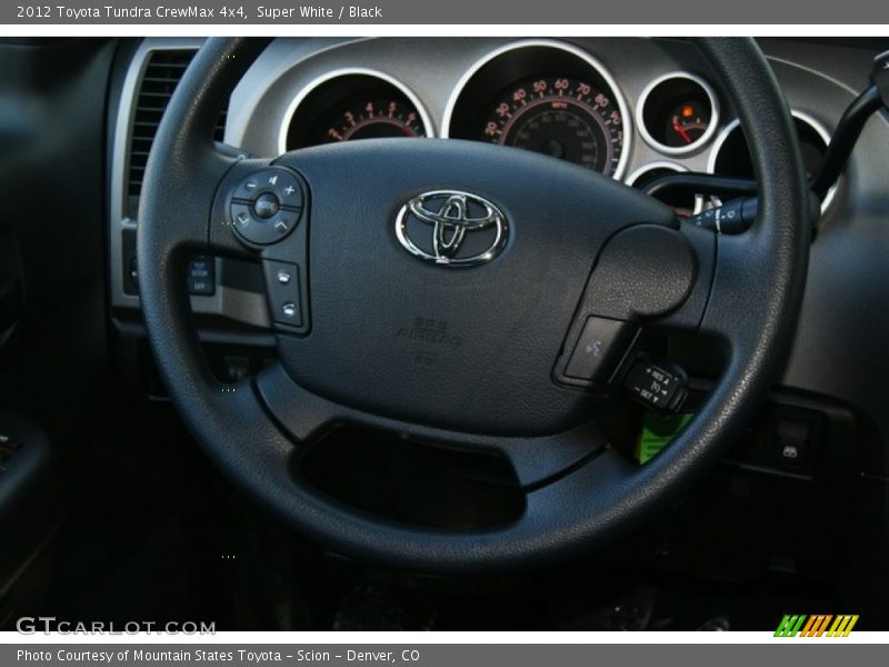 Super White / Black 2012 Toyota Tundra CrewMax 4x4
