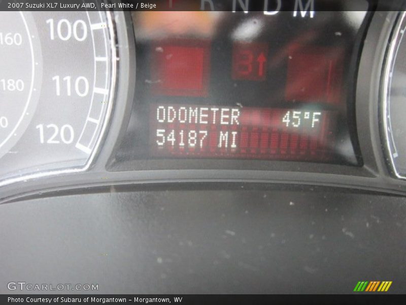 Pearl White / Beige 2007 Suzuki XL7 Luxury AWD