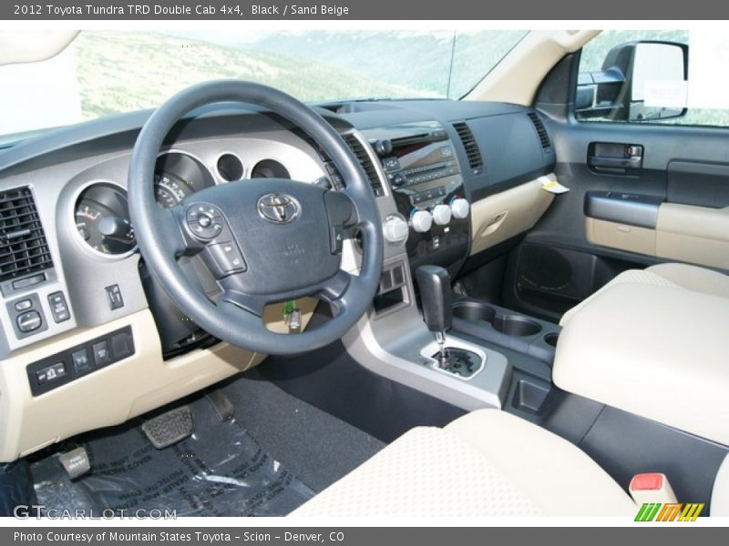 Black / Sand Beige 2012 Toyota Tundra TRD Double Cab 4x4
