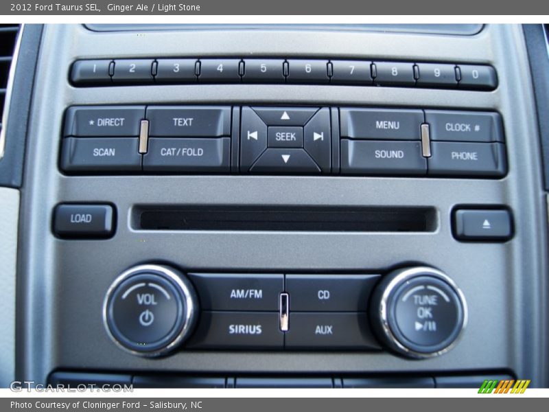Controls of 2012 Taurus SEL