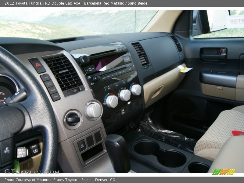 Barcelona Red Metallic / Sand Beige 2012 Toyota Tundra TRD Double Cab 4x4