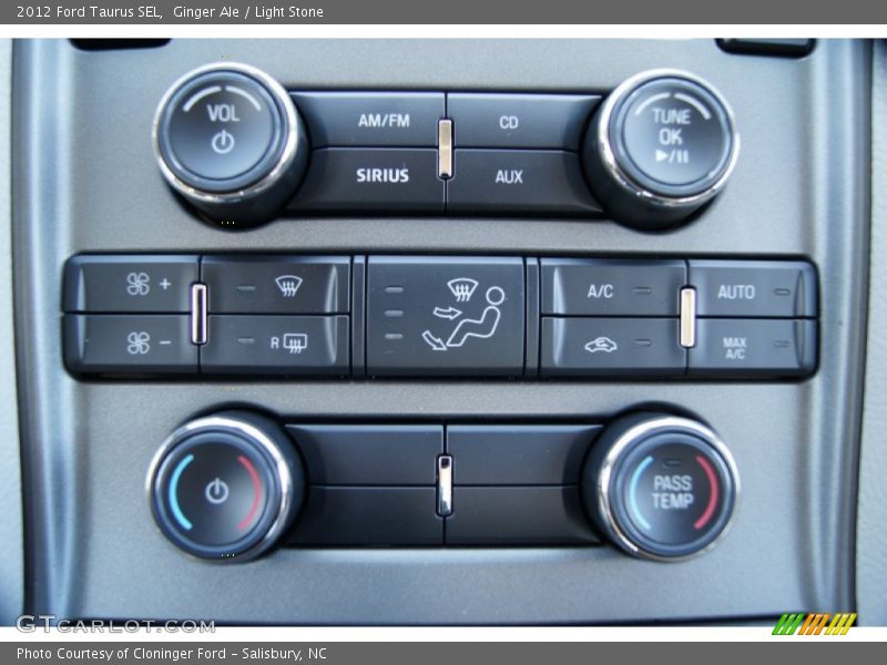 Controls of 2012 Taurus SEL