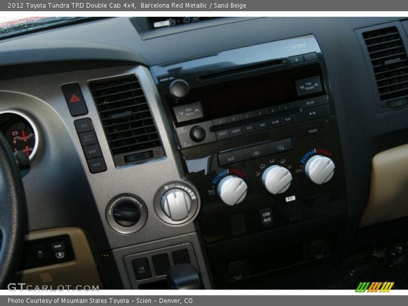Barcelona Red Metallic / Sand Beige 2012 Toyota Tundra TRD Double Cab 4x4