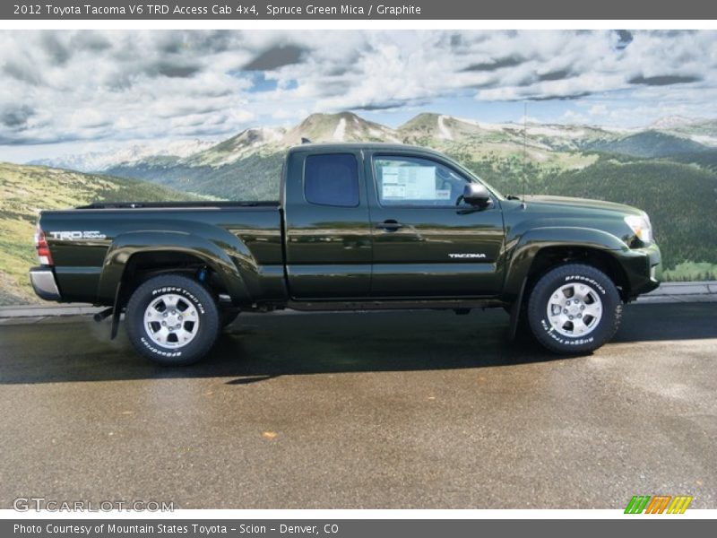  2012 Tacoma V6 TRD Access Cab 4x4 Spruce Green Mica