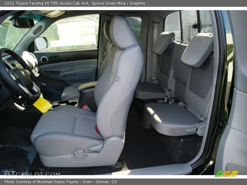  2012 Tacoma V6 TRD Access Cab 4x4 Graphite Interior