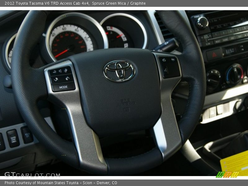 Spruce Green Mica / Graphite 2012 Toyota Tacoma V6 TRD Access Cab 4x4
