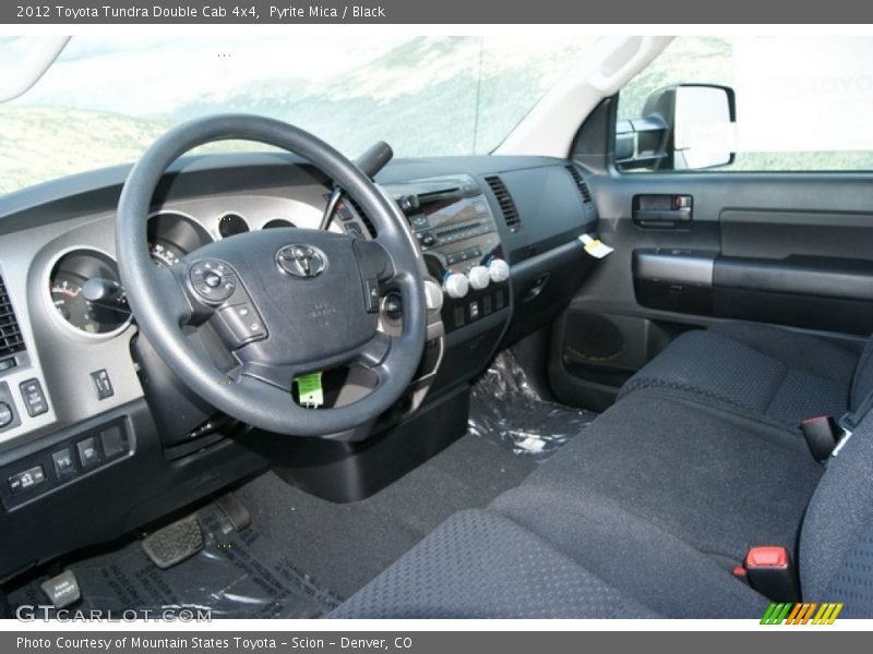 Pyrite Mica / Black 2012 Toyota Tundra Double Cab 4x4