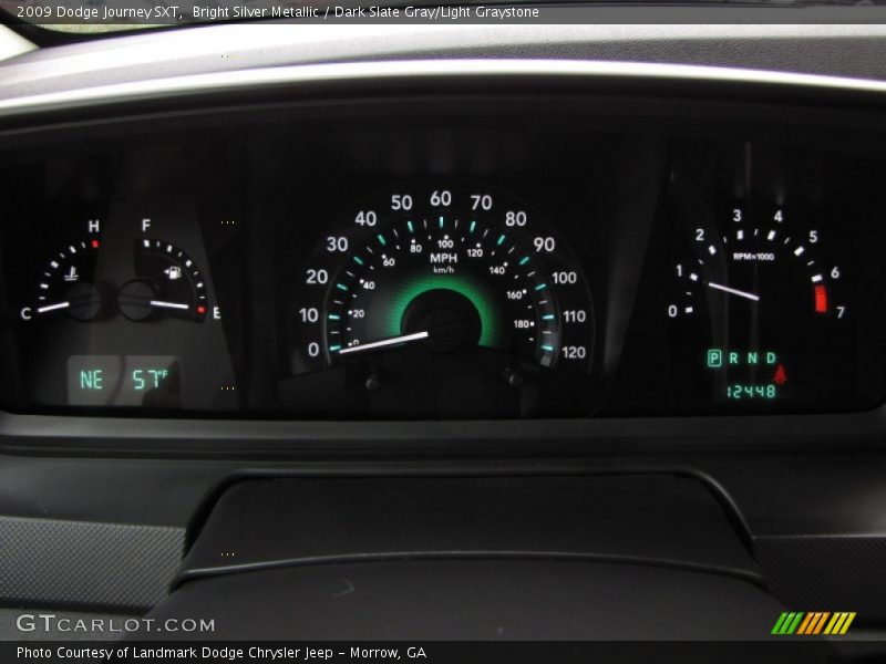 Bright Silver Metallic / Dark Slate Gray/Light Graystone 2009 Dodge Journey SXT