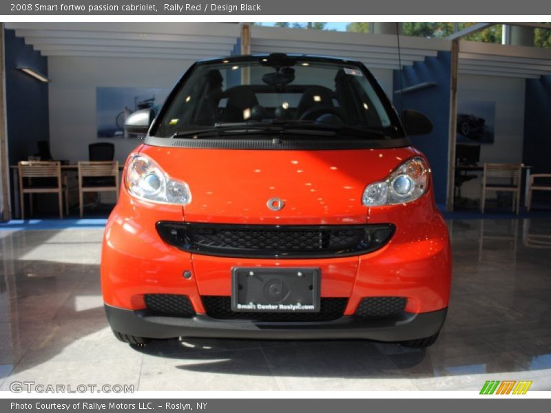 Rally Red / Design Black 2008 Smart fortwo passion cabriolet