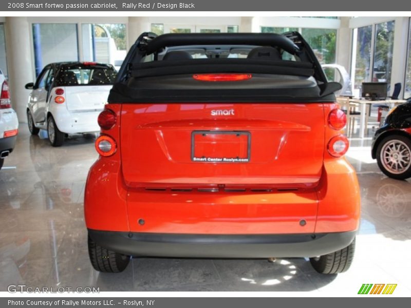 Rally Red / Design Black 2008 Smart fortwo passion cabriolet