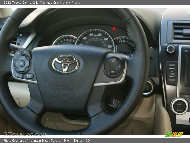 Magnetic Gray Metallic / Ivory 2012 Toyota Camry XLE