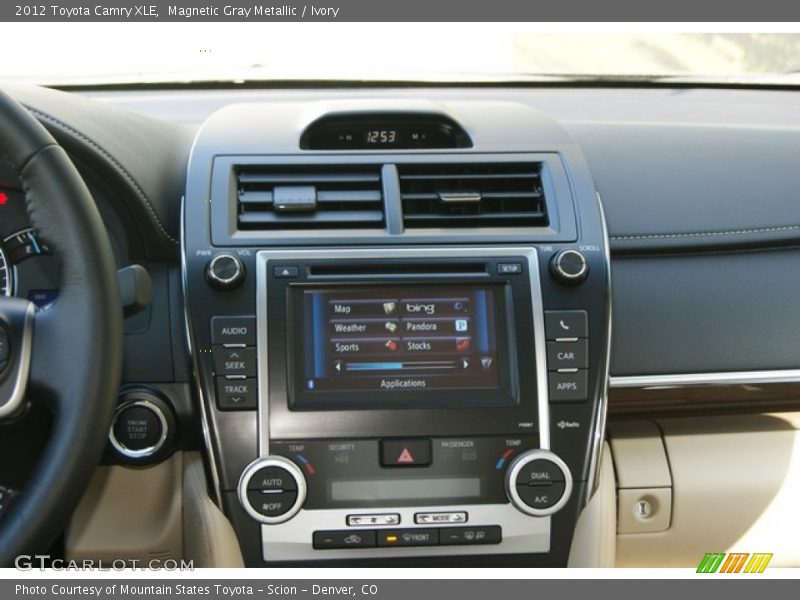 Magnetic Gray Metallic / Ivory 2012 Toyota Camry XLE