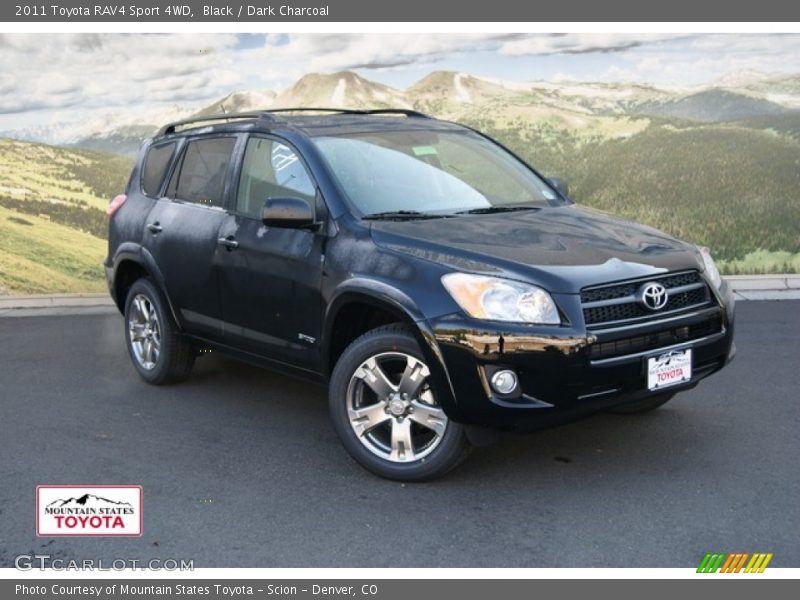 Black / Dark Charcoal 2011 Toyota RAV4 Sport 4WD
