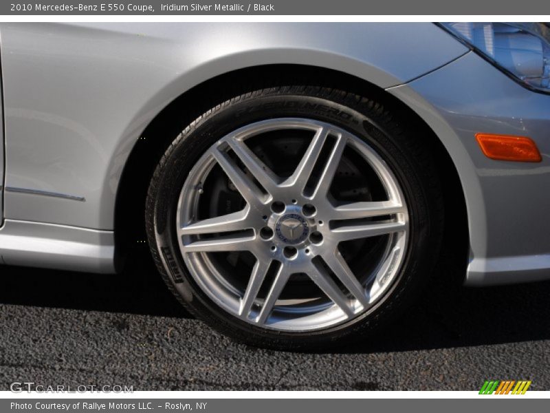 Iridium Silver Metallic / Black 2010 Mercedes-Benz E 550 Coupe
