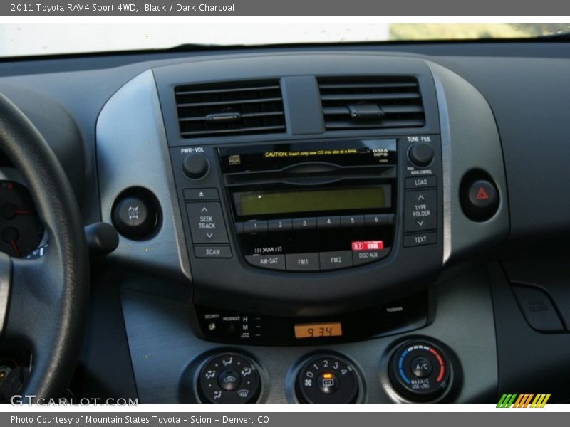 Black / Dark Charcoal 2011 Toyota RAV4 Sport 4WD