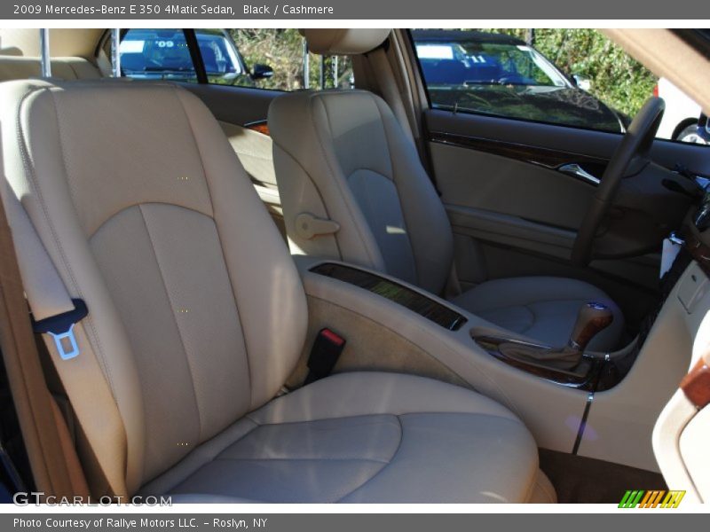 Black / Cashmere 2009 Mercedes-Benz E 350 4Matic Sedan