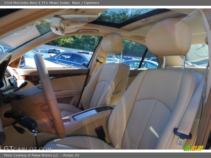 Black / Cashmere 2009 Mercedes-Benz E 350 4Matic Sedan